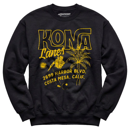 Kona Lanes v3 - Costa Mesa, CA - Vintage Bowling Alley - Unisex Sweatshirt