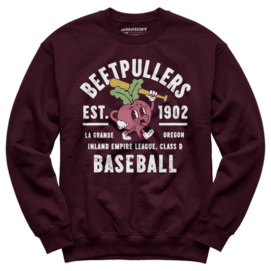 La Grande Beetpullers - Oregon - Vintage Defunct Baseball Teams - Unisex Sweatshirt