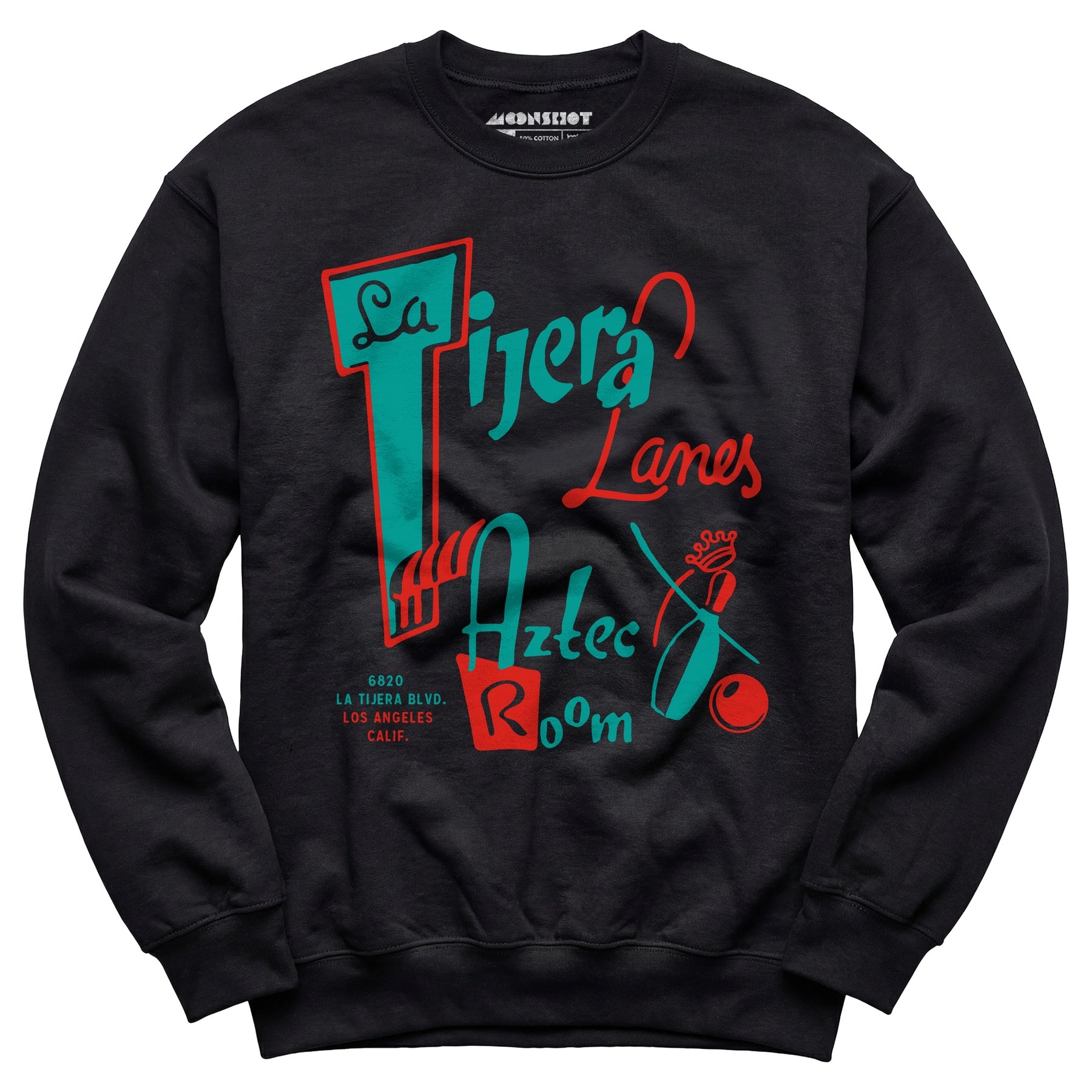 La Tijera Lanes - Los Angeles, CA - Vintage Bowling Alley - Unisex Sweatshirt