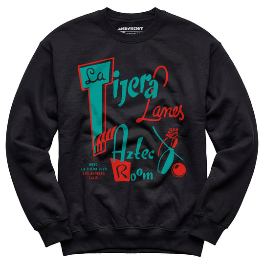 La Tijera Lanes - Los Angeles, CA - Vintage Bowling Alley - Unisex Sweatshirt