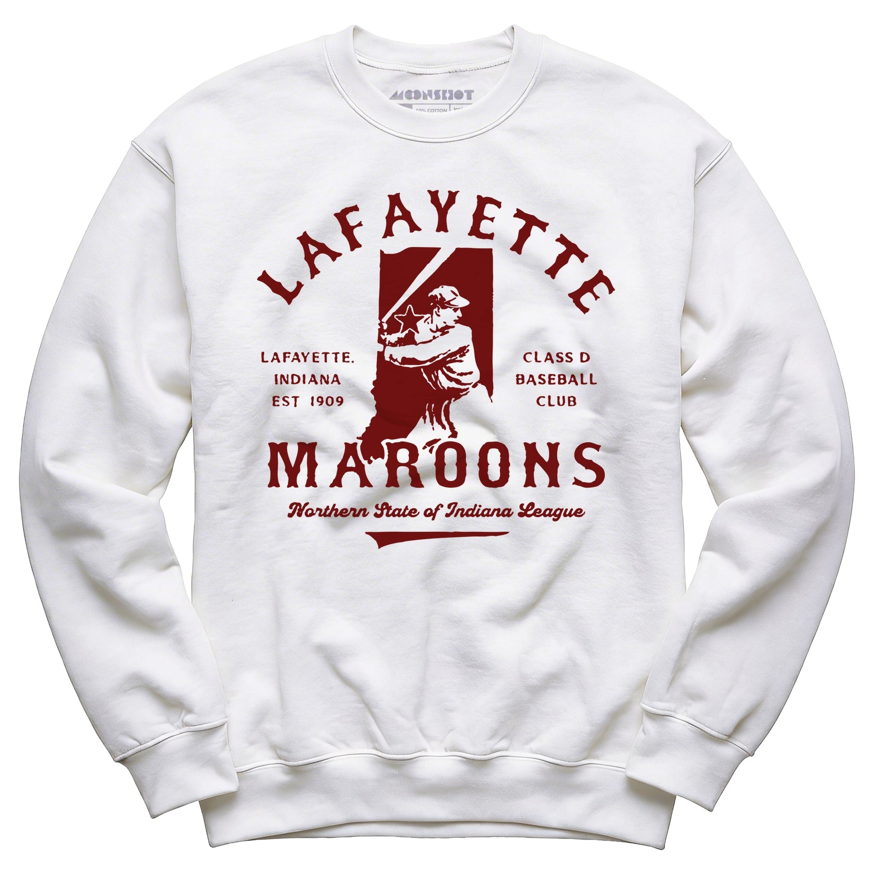 Lafayette Maroons - Indiana - Vintage Defunct Baseball Teams - Unisex Sweatshirt