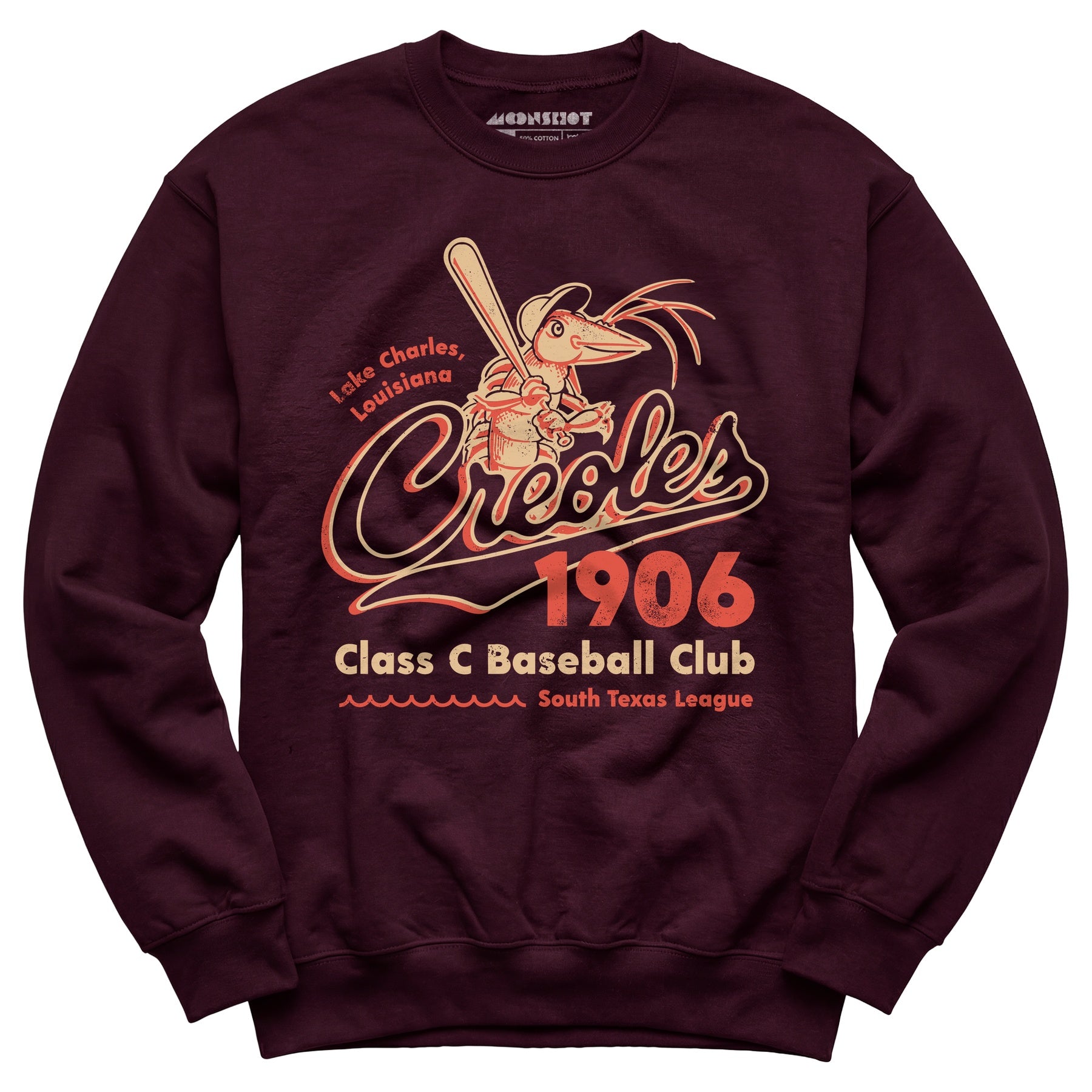 Lake Charles Creoles - Louisiana - Vintage Defunct Baseball Teams - Unisex Sweatshirt