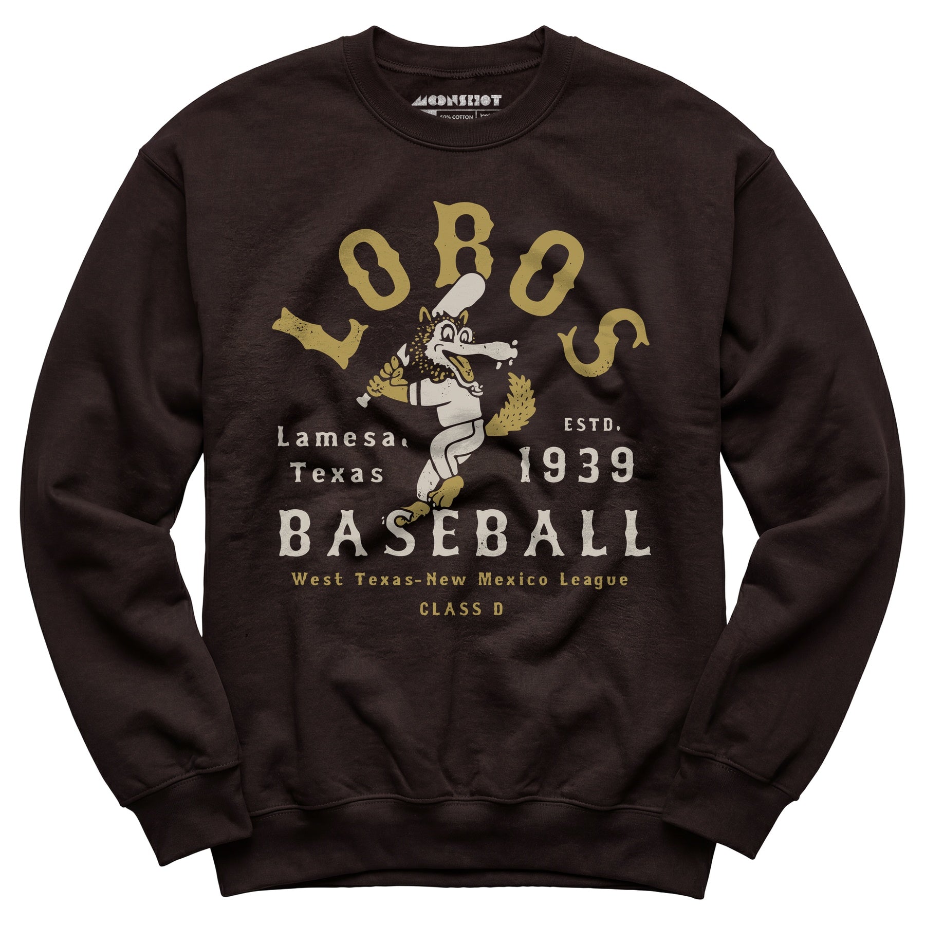 Lamesa Lobos - Texas - Vintage Defunct Baseball Teams - Unisex Sweatshirt