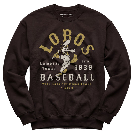 Lamesa Lobos - Texas - Vintage Defunct Baseball Teams - Unisex Sweatshirt