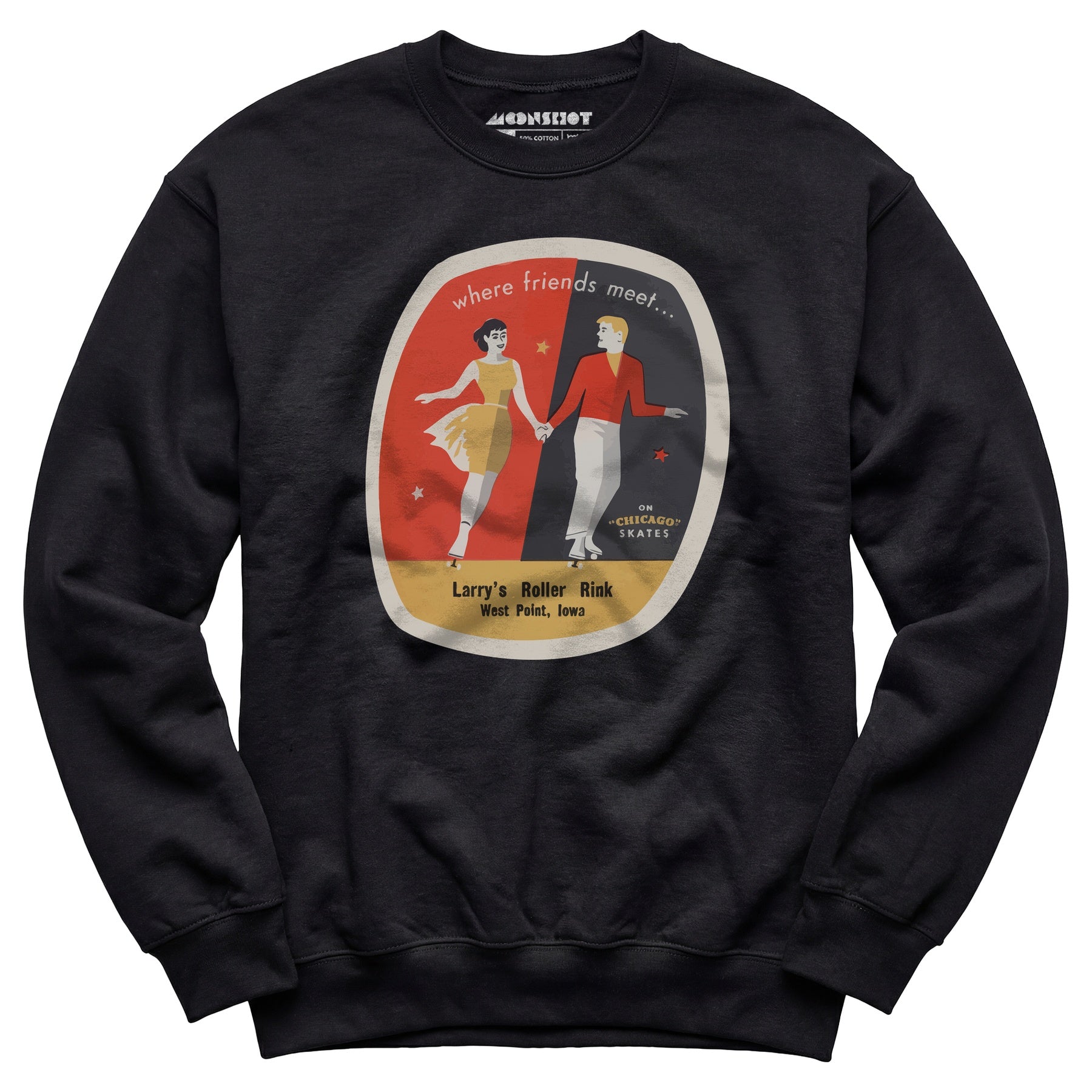 Larry's Roller Rink - West Point, IA - Vintage Roller Rink - Unisex Sweatshirt
