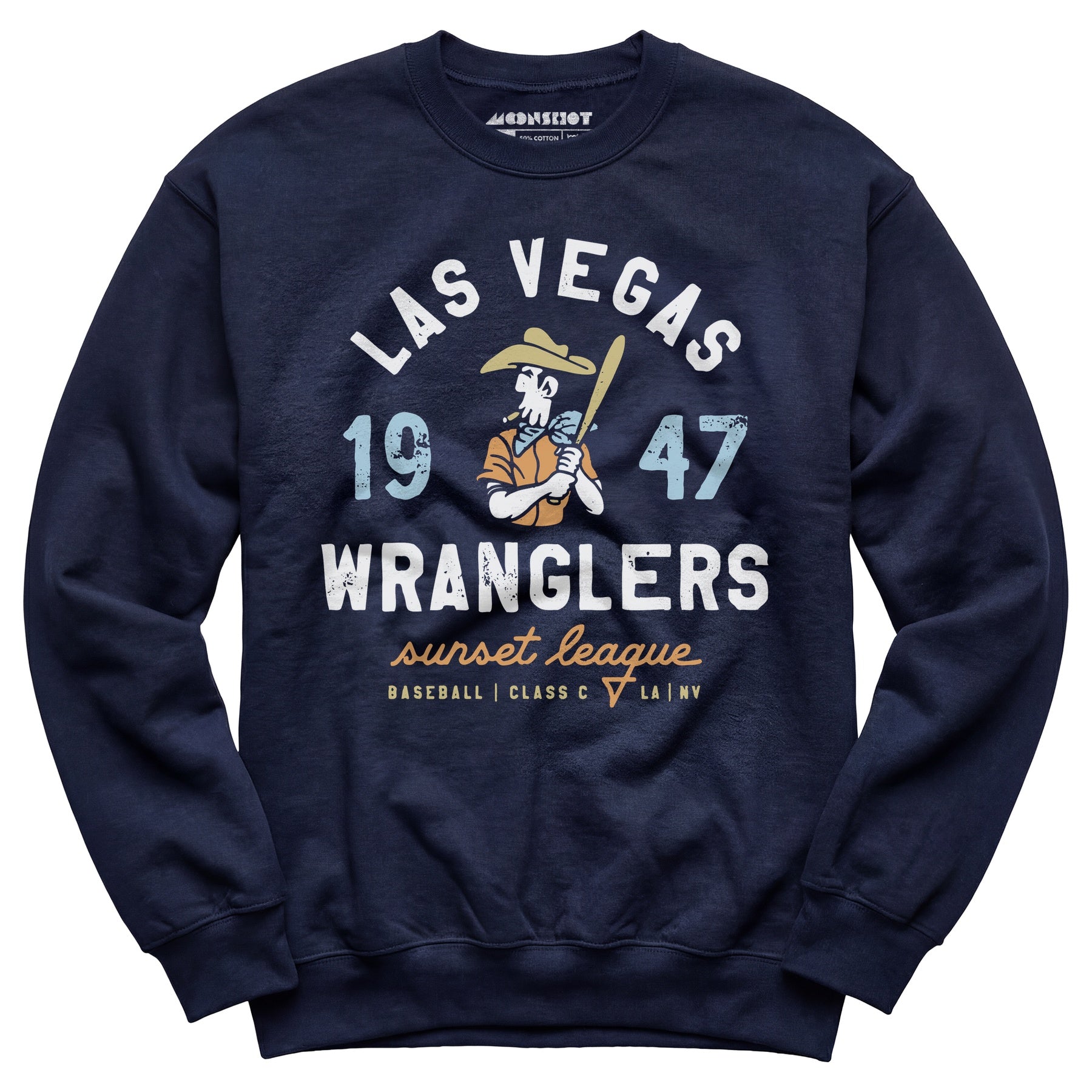 Las Vegas Wranglers - Nevada - Vintage Defunct Baseball Teams - Unisex Sweatshirt