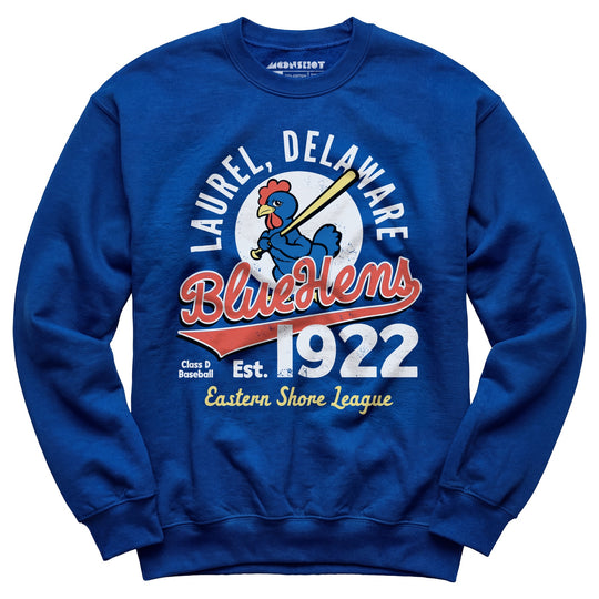 Laurel Blue Hens - Delaware - Vintage Defunct Baseball Teams - Unisex Sweatshirt