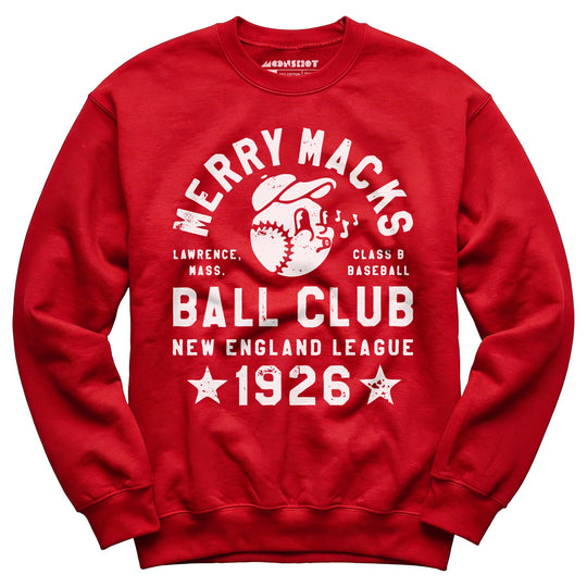 Lawrence Merry Macks - Massachusetts - Vintage Defunct Baseball Teams - Unisex Sweatshirt