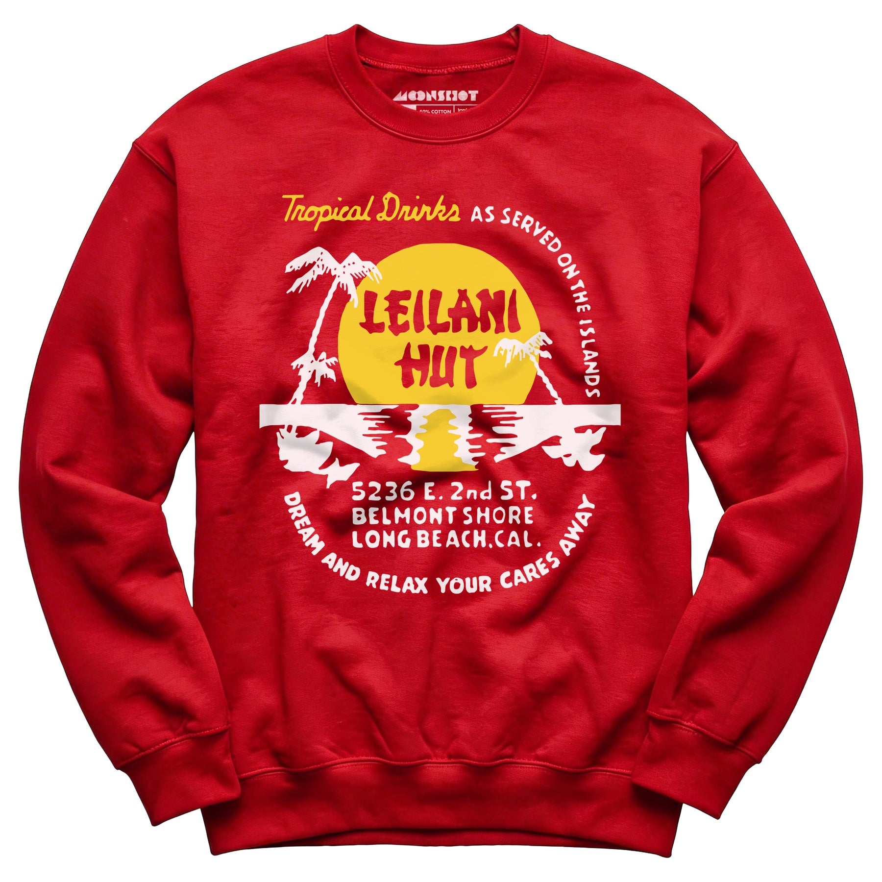 Leilani Hut - Long Beach, CA - Vintage Tiki Bar - Unisex Sweatshirt