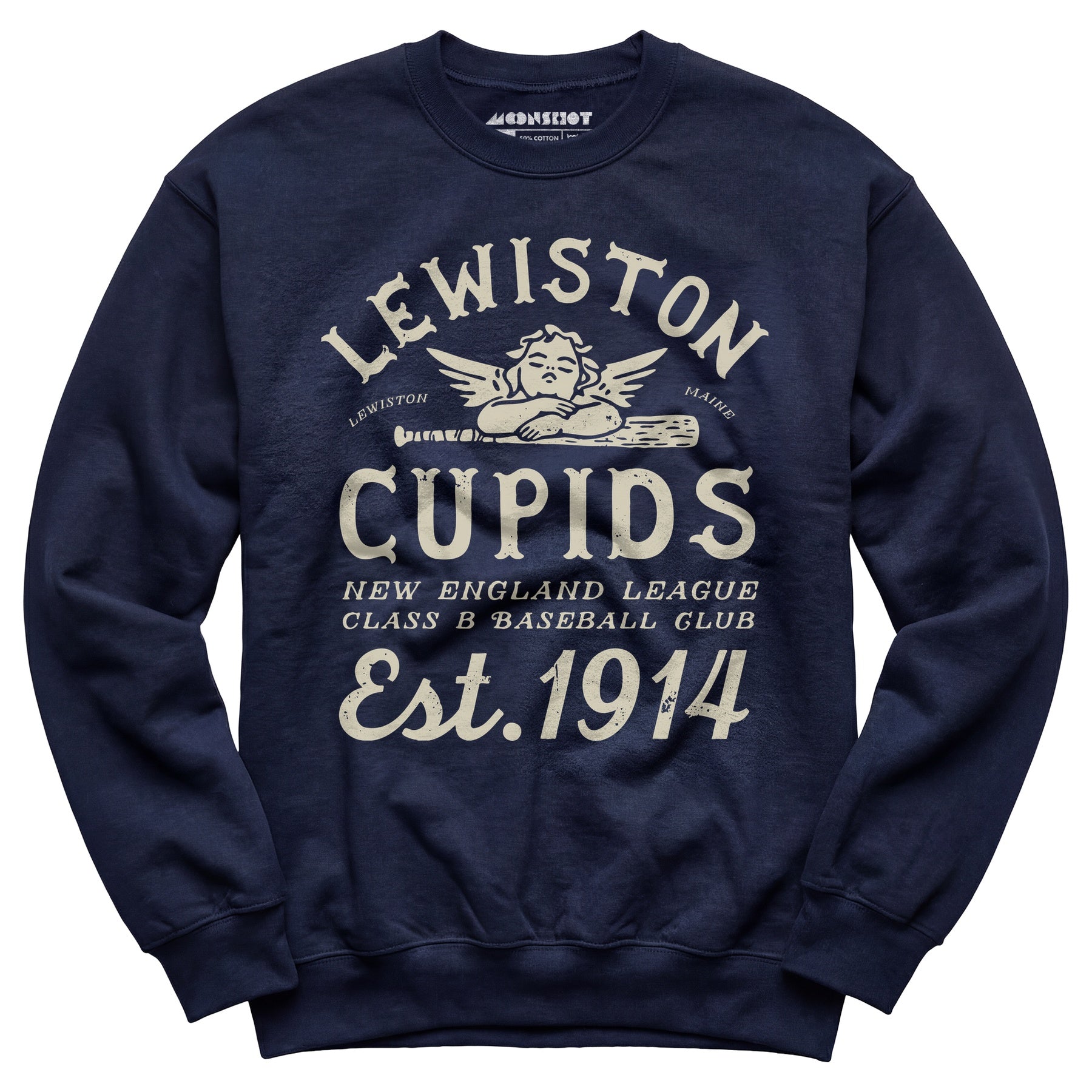 Lewiston Cupids - Maine - Vintage Defunct Baseball Teams - Unisex Sweatshirt
