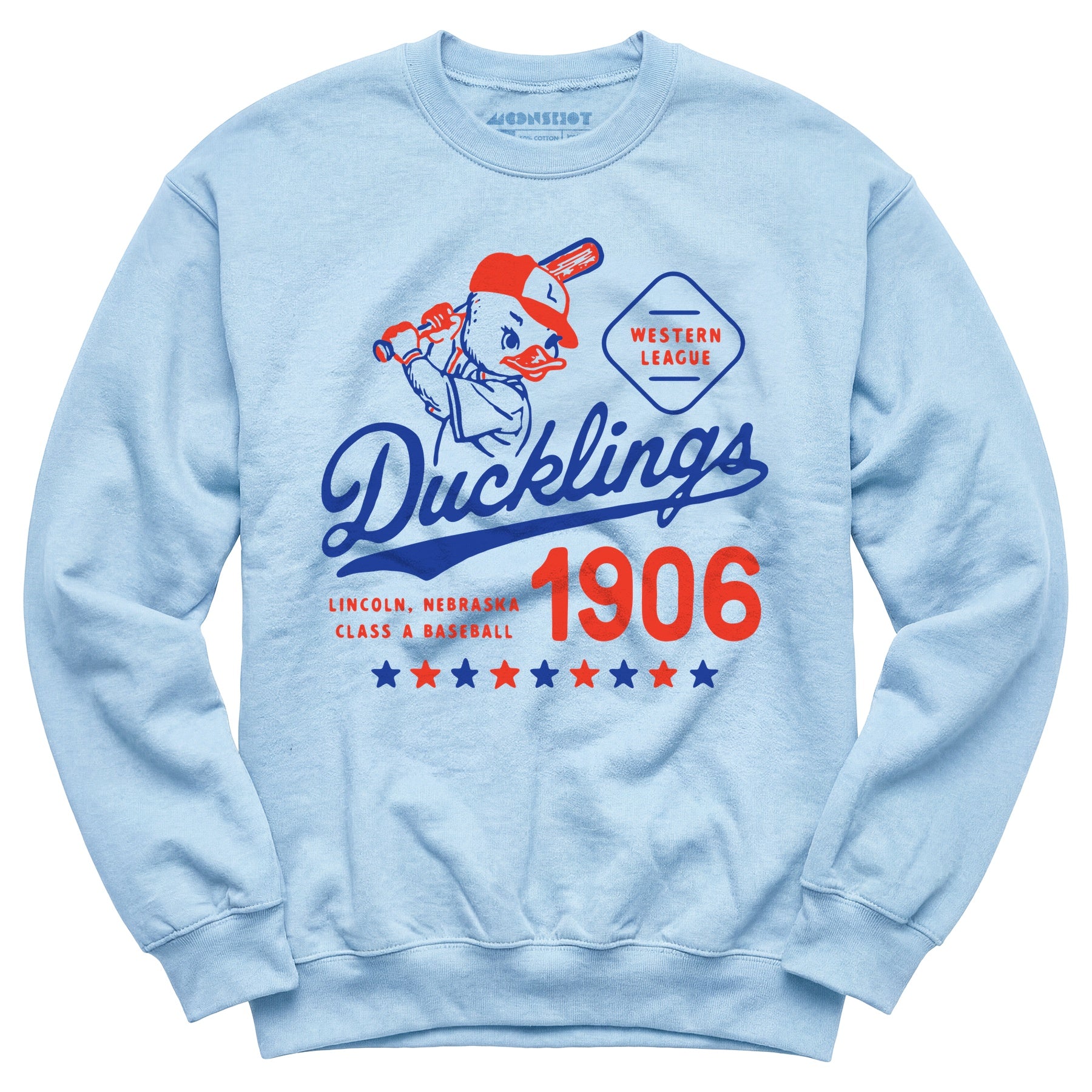 Lincoln Ducklings - Nebraska - Vintage Defunct Baseball Teams - Unisex Sweatshirt