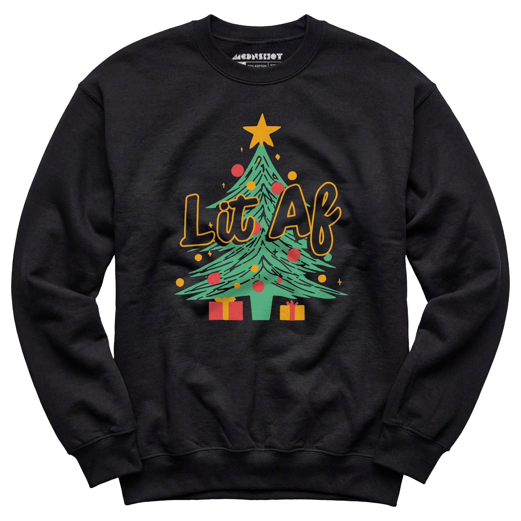 Lit AF Christmas Tree - Unisex Sweatshirt