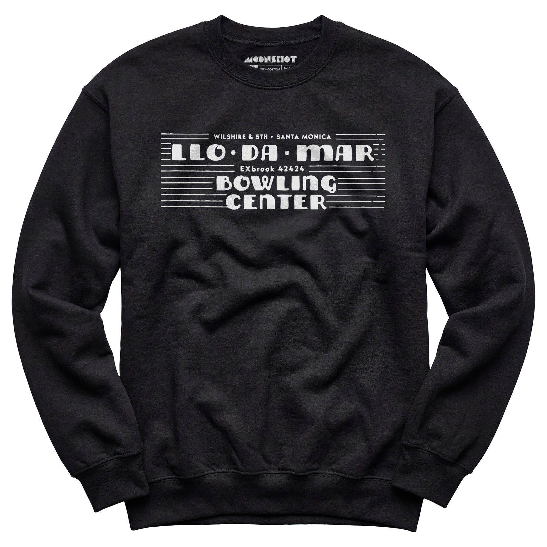 Llo-Da-Mar - Santa Monica, CA - Vintage Bowling Alley - Unisex Sweatshirt