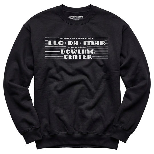 Llo-Da-Mar - Santa Monica, CA - Vintage Bowling Alley - Unisex Sweatshirt