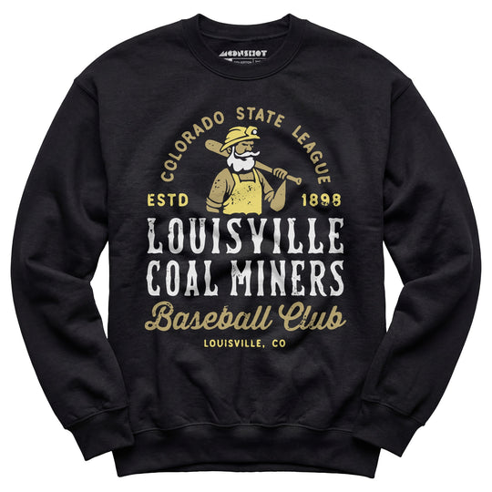 Louisville Coal Miners - Colorado - Vintage Defunct Baseball Teams - Unisex Sweatshirt