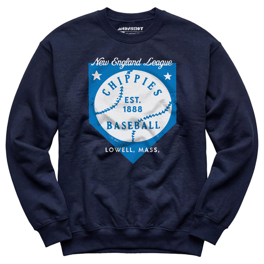 Lowell Chippies - Massachusetts - Vintage Defunct Baseball Teams - Unisex Sweatshirt