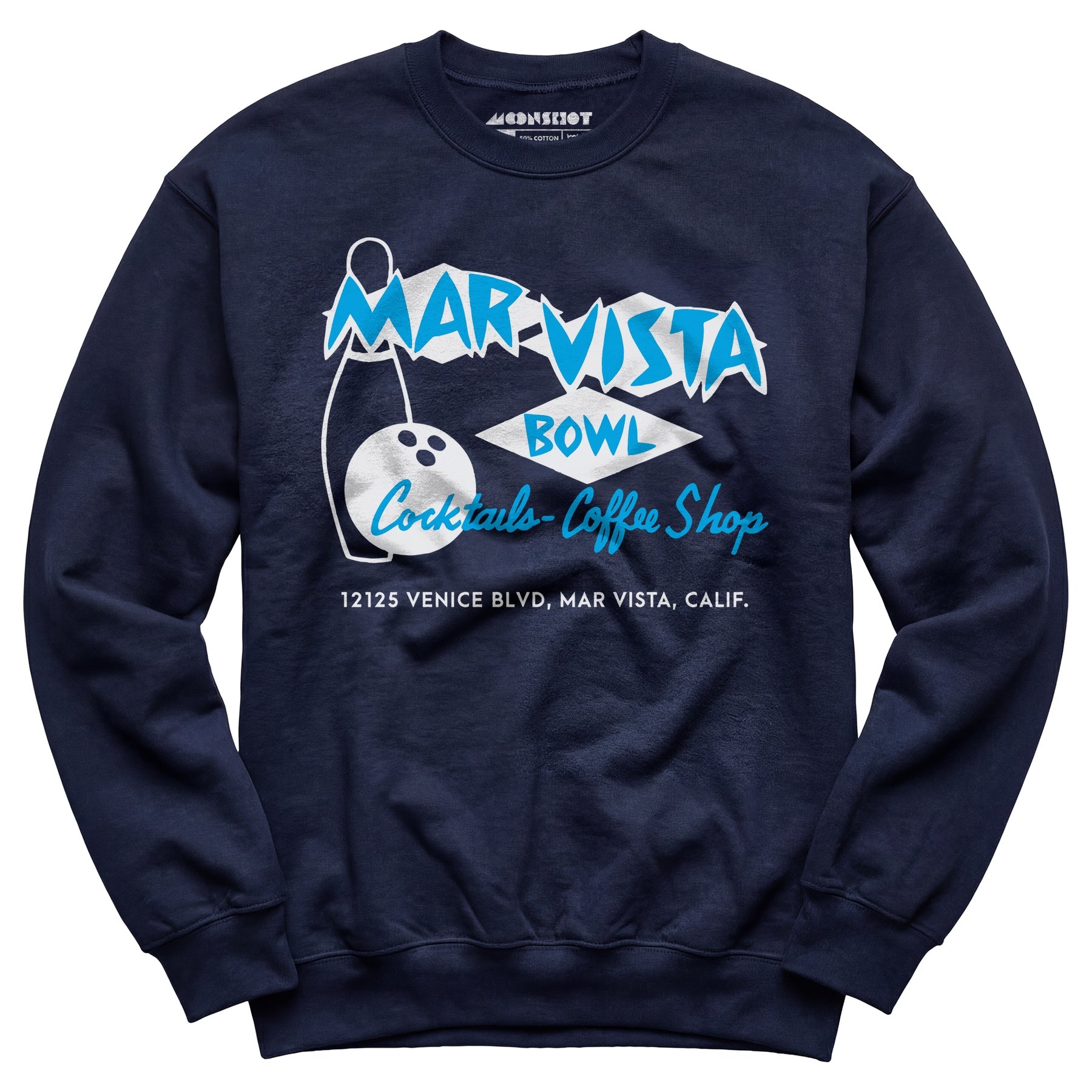 Mar Vista Bowl - Los Angeles, CA - Vintage Bowling Alley - Unisex Sweatshirt
