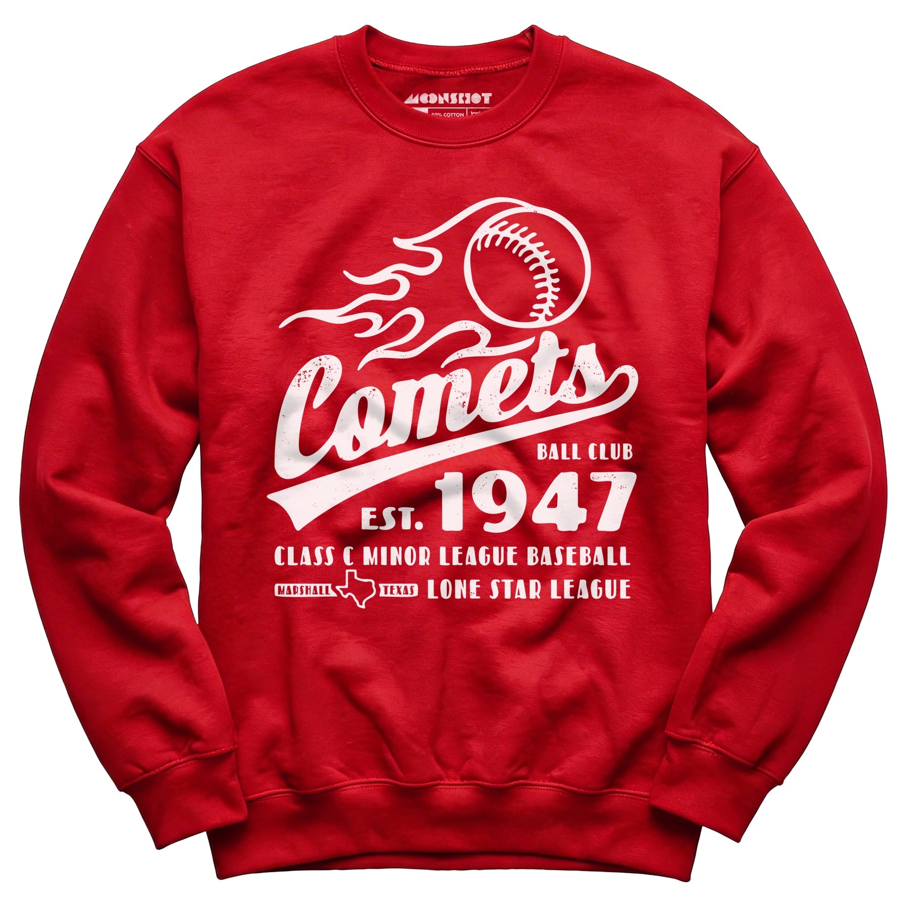 Marshall Comets - Texas - Vintage Defunct Baseball Teams - Unisex Sweatshirt