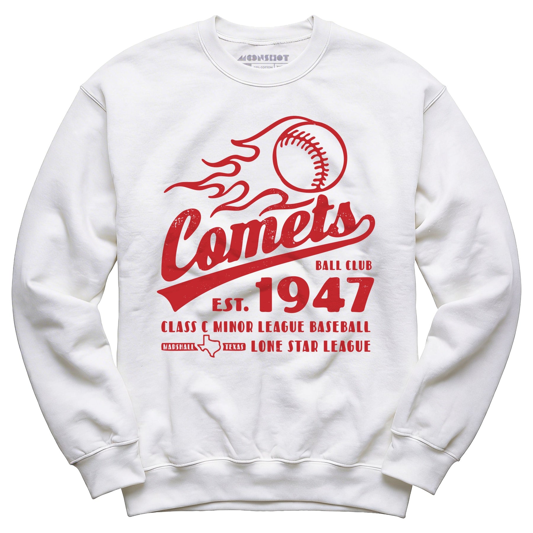 Marshall Comets - Texas - Vintage Defunct Baseball Teams - Unisex Sweatshirt