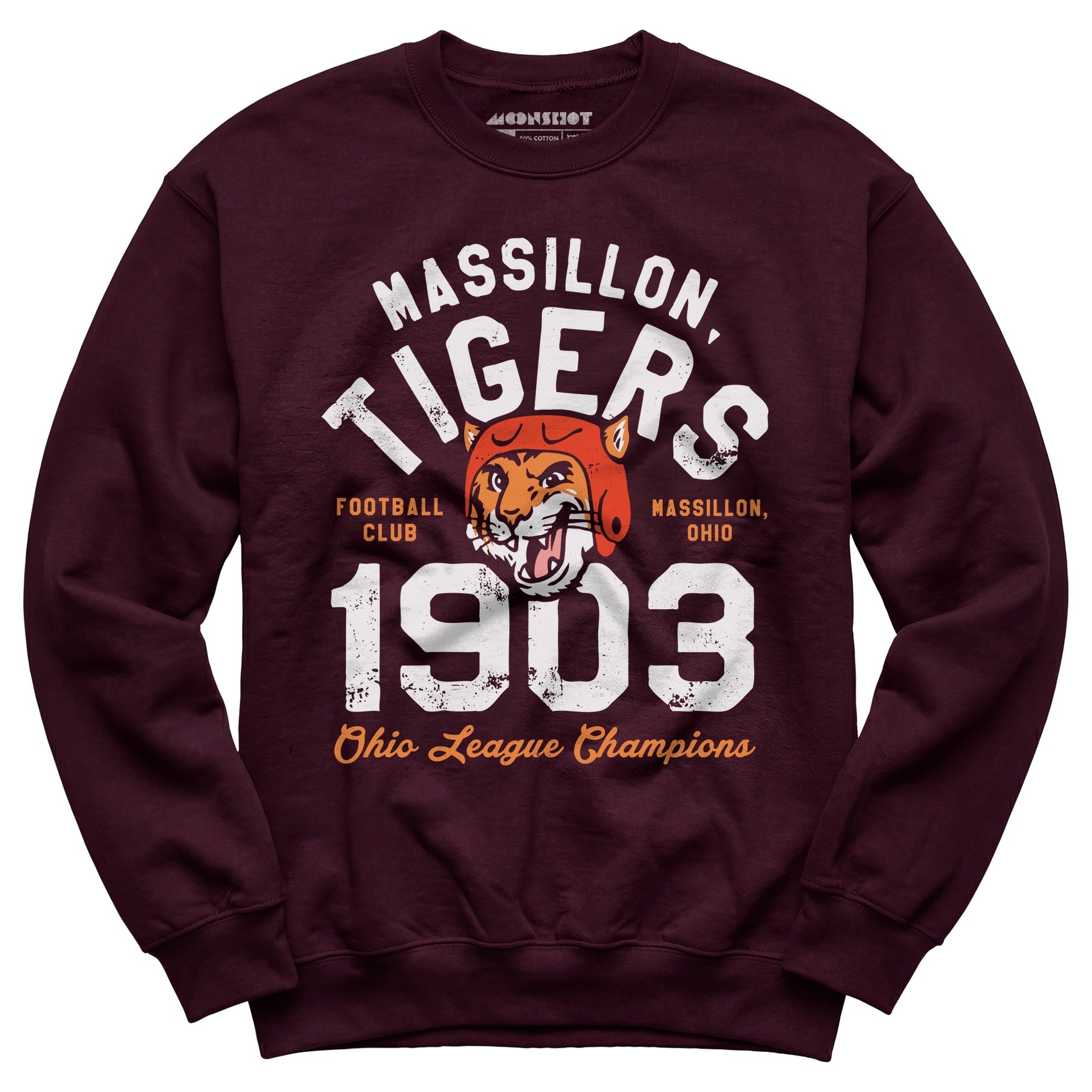 Massillon Tigers - Ohio - Vintage Defunct Football Teams - Unisex Sweatshirt