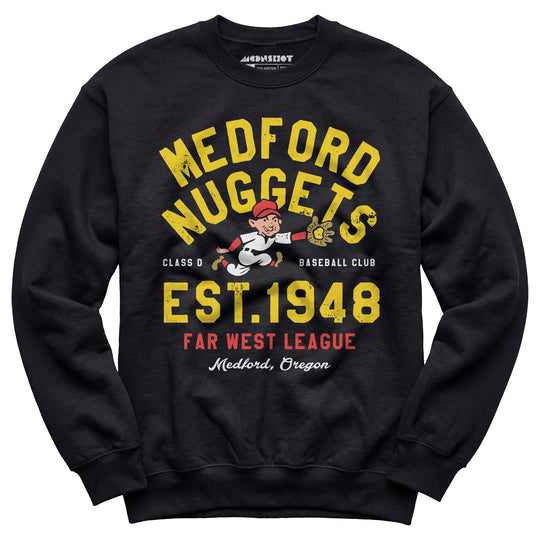 Medford Nuggets - Oregon - Vintage Defunct Baseball Teams - Unisex Sweatshirt