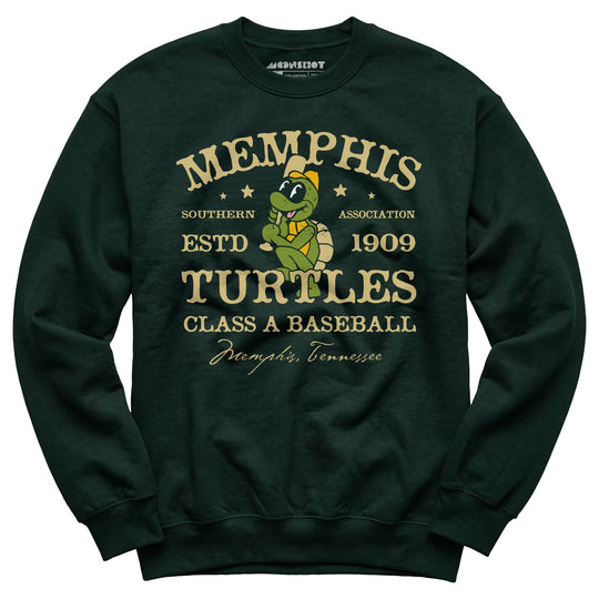 Memphis Turtles - Tennessee - Vintage Defunct Baseball Teams - Unisex Sweatshirt