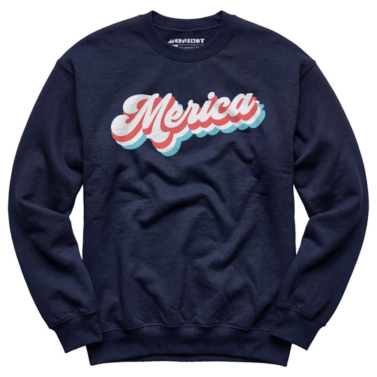 Merica Retro Stylish - Unisex Sweatshirt