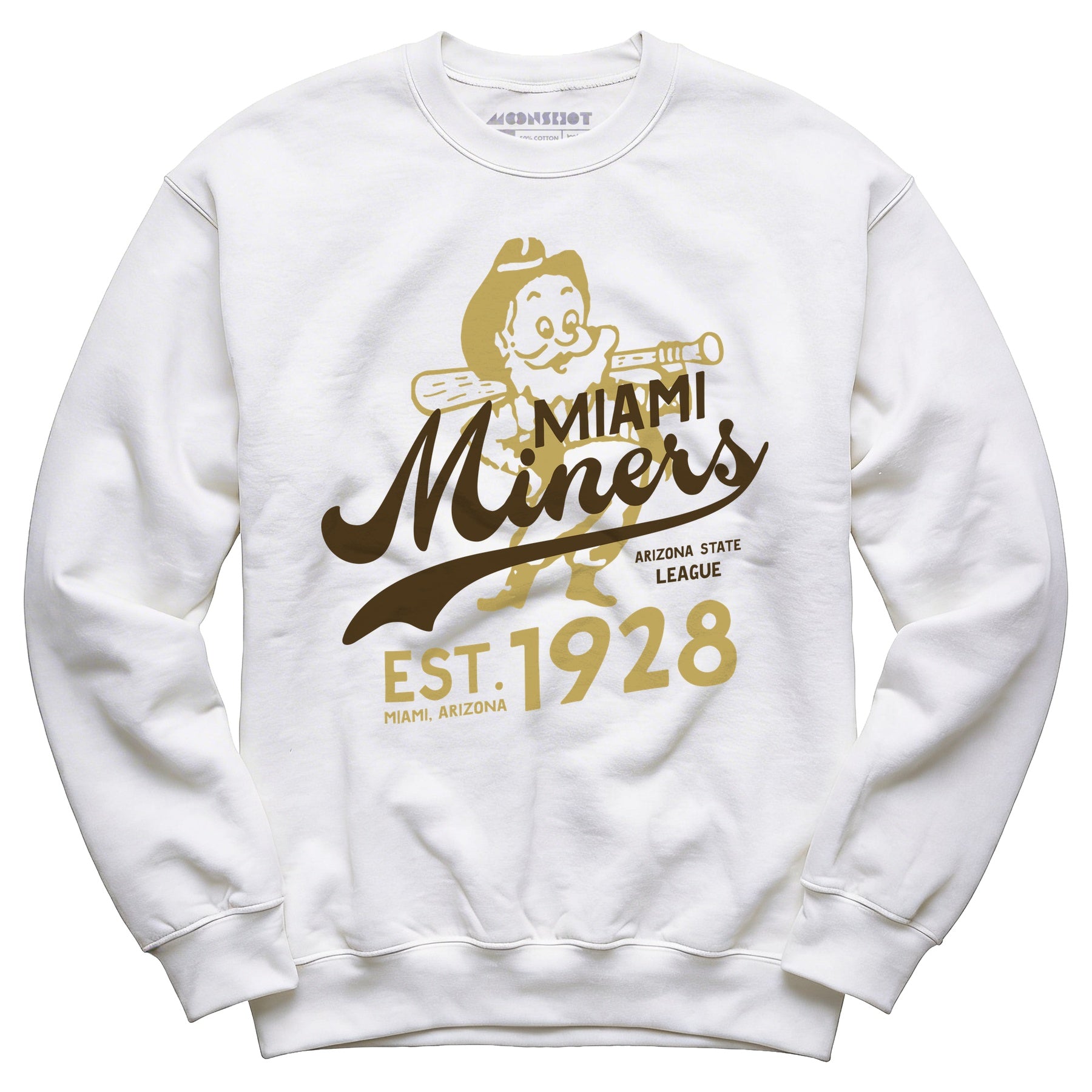 Miami Miners - Arizona - Vintage Defunct Baseball Teams - Unisex Sweatshirt