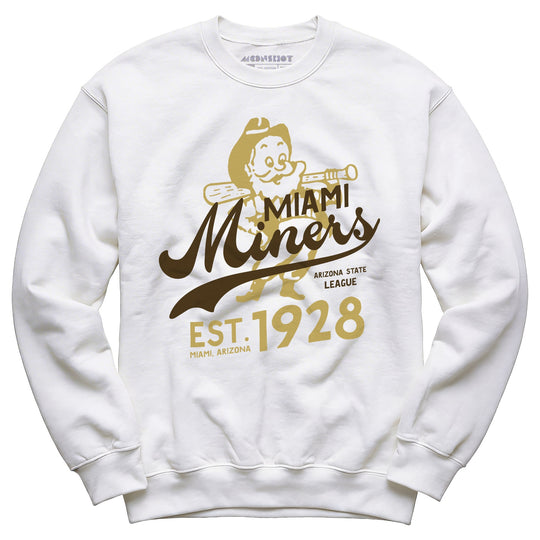 Miami Miners - Arizona - Vintage Defunct Baseball Teams - Unisex Sweatshirt