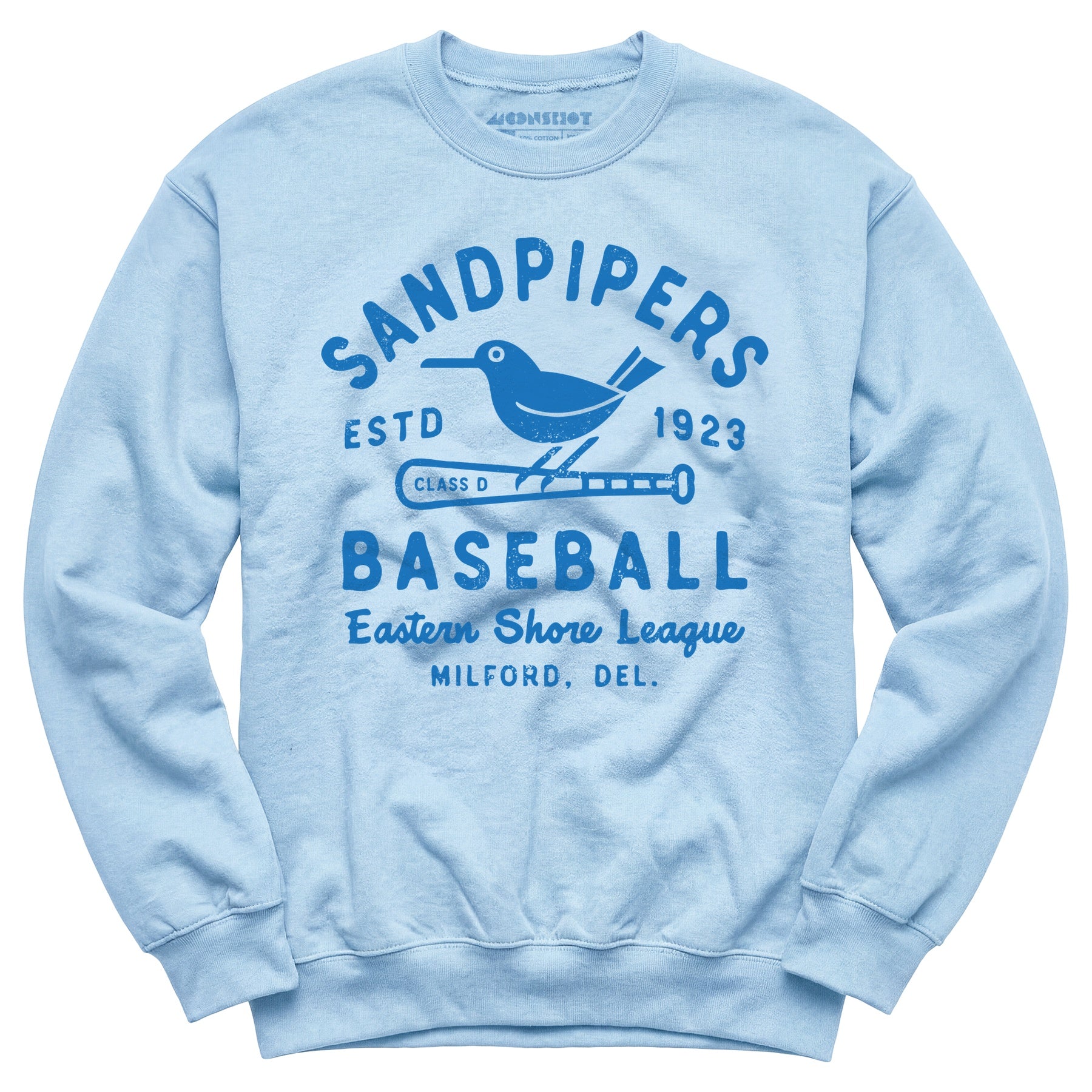 Milford Sandpipers - Delaware - Vintage Defunct Baseball Teams - Unisex Sweatshirt