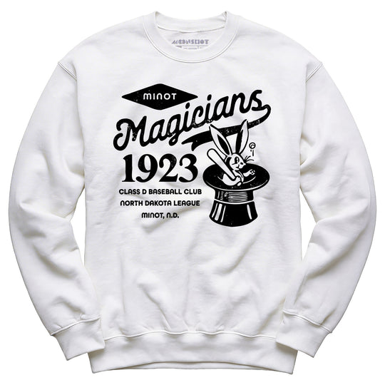 Minot Magicians - North Dakota - Vintage Defunct Baseball Teams - Unisex Sweatshirt