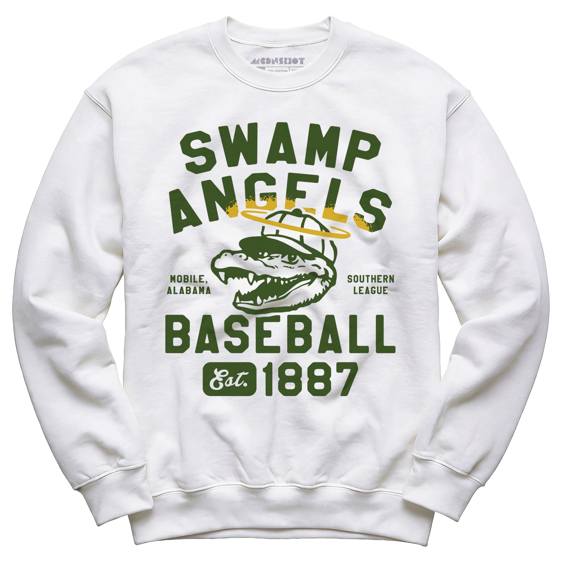 Mobile Swamp Angels - Alabama - Vintage Defunct Baseball Teams - Unisex Sweatshirt