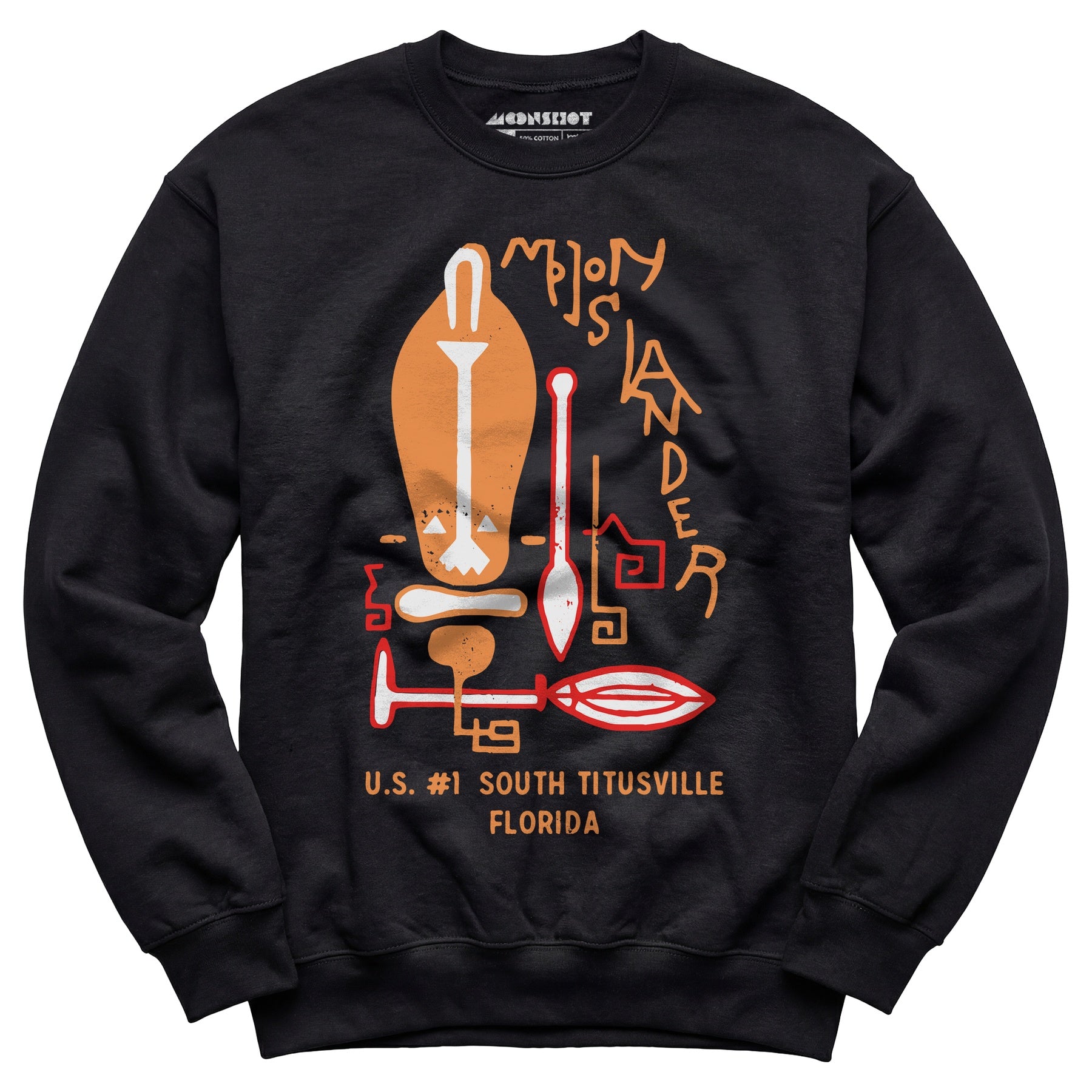 Moon Islander - Titusville, FL - Vintage Tiki Bar - Unisex Sweatshirt