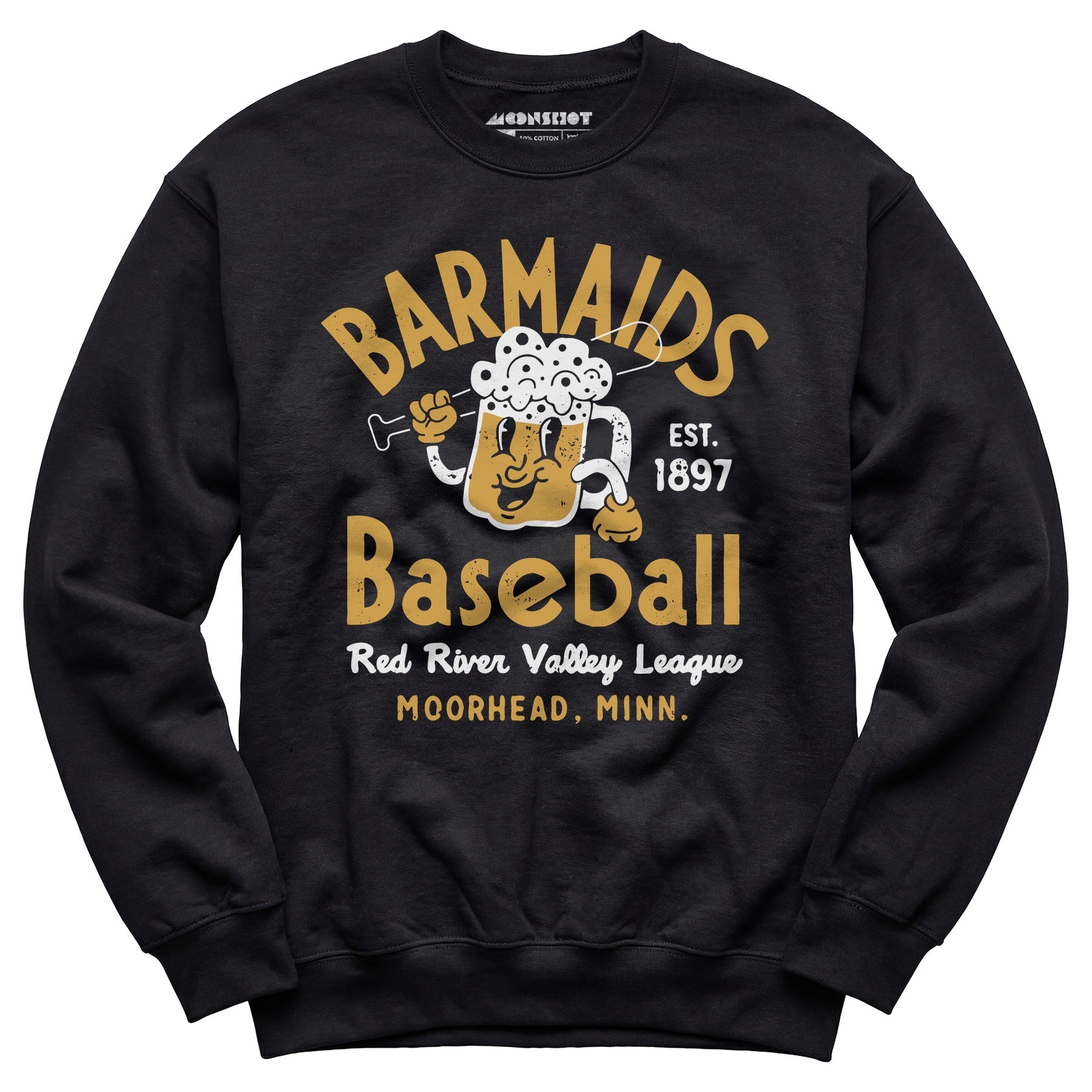 Moorhead Barmaids - Minnesota - Vintage Defunct Baseball Teams - Unisex Sweatshirt