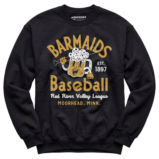 Moorhead Barmaids - Minnesota - Vintage Defunct Baseball Teams - Unisex Sweatshirt