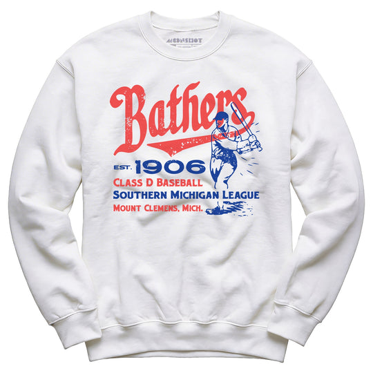 Mount Clemens Bathers - Michigan - Vintage Defunct Baseball Teams - Unisex Sweatshirt