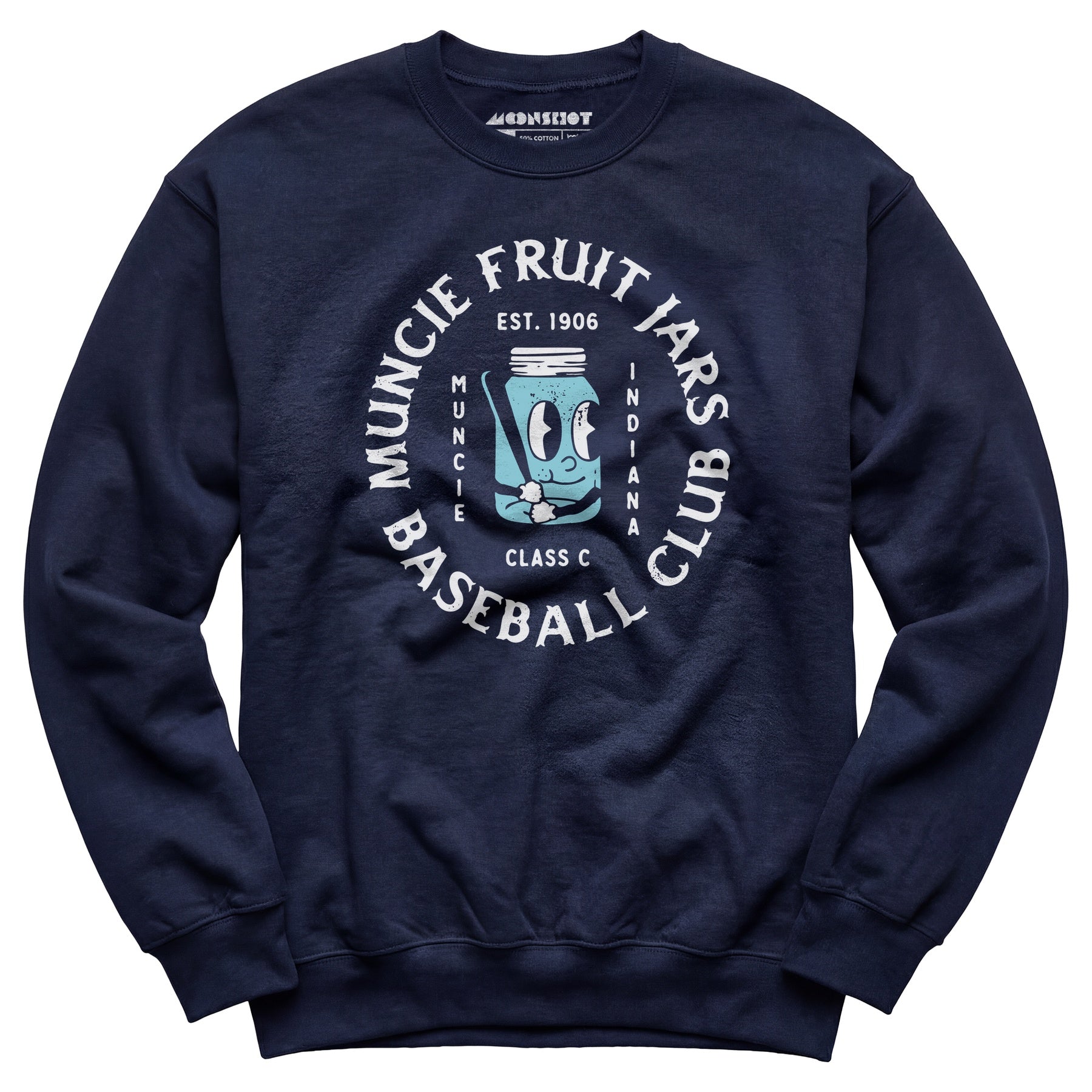 Muncie Fruit Jars - Indiana - Vintage Defunct Baseball Teams - Unisex Sweatshirt
