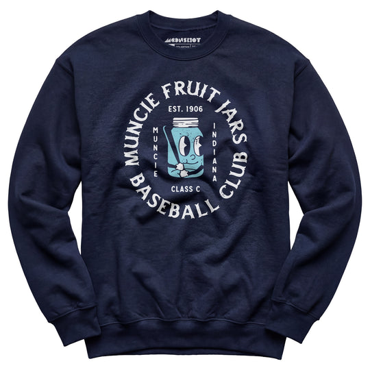 Muncie Fruit Jars - Indiana - Vintage Defunct Baseball Teams - Unisex Sweatshirt