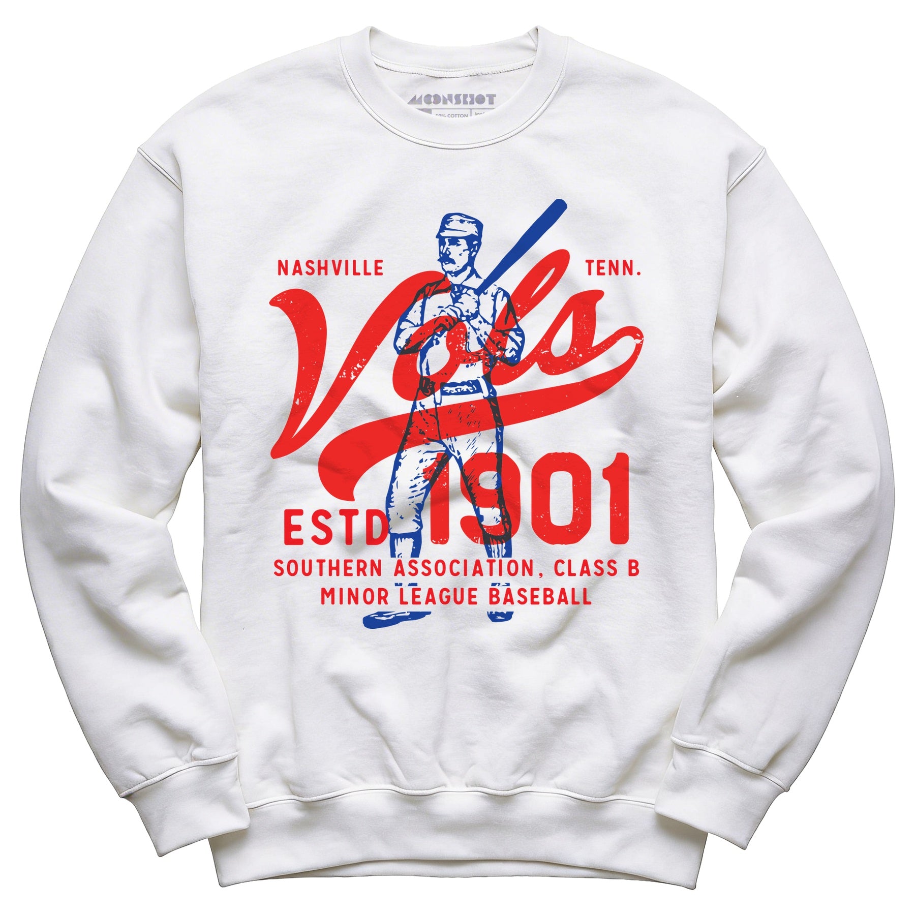 Nashville Vols - Tennessee - Vintage Defunct Baseball Teams - Unisex Sweatshirt