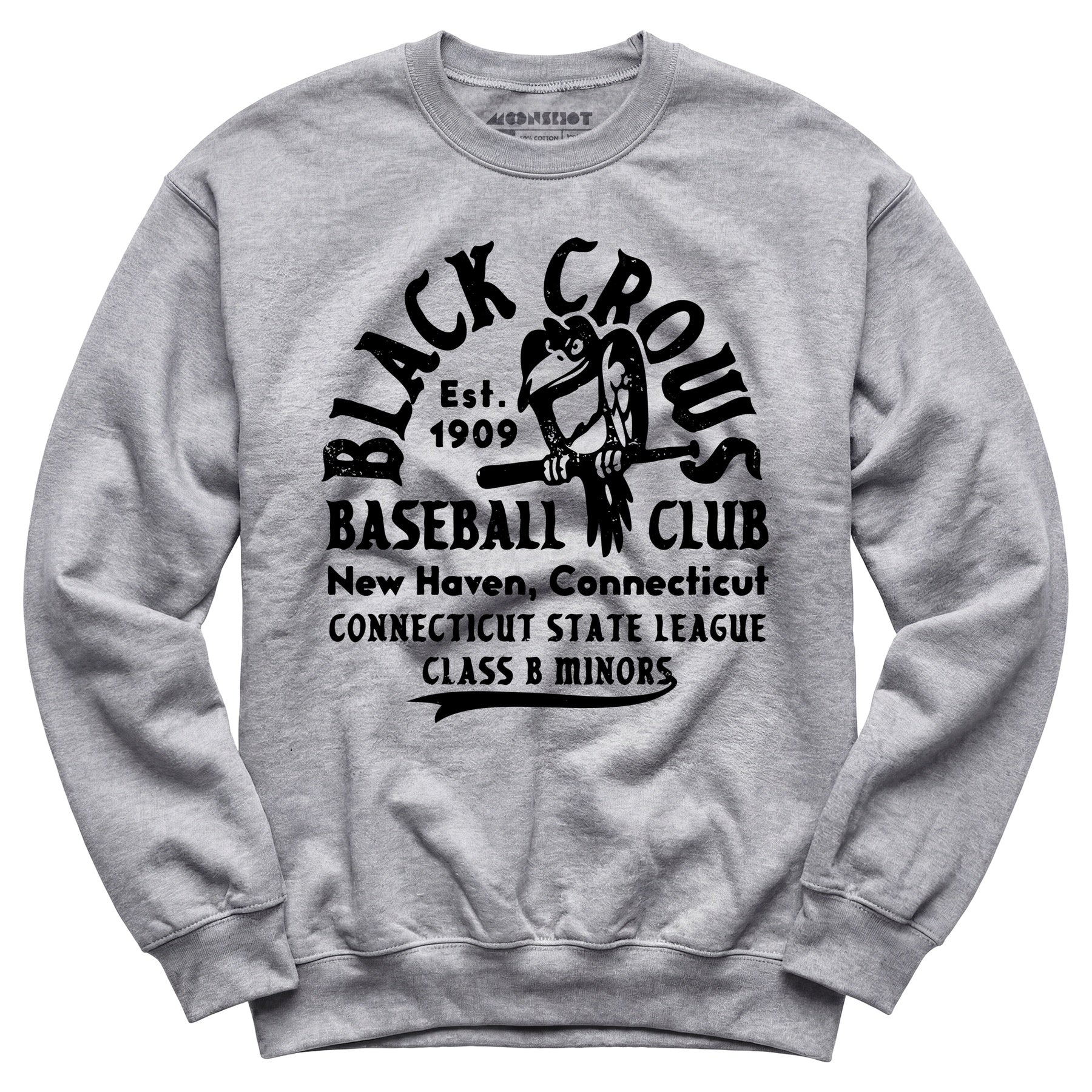 New Haven Black Crows - Connecticut - Vintage Defunct Baseball Teams - Unisex Sweatshirt