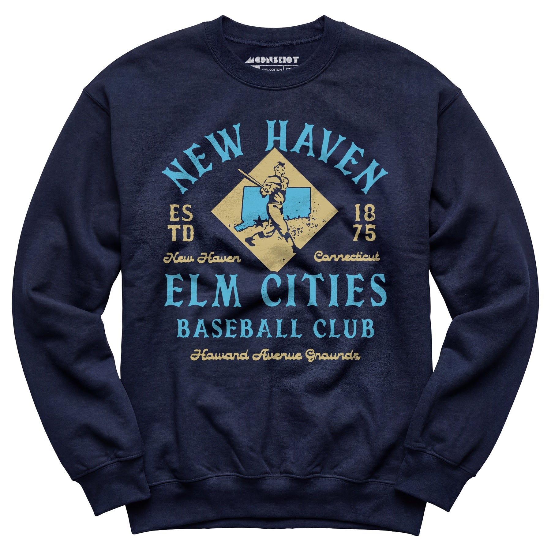 New Haven Elm Cities - Connecticut - Vintage Defunct Baseball Teams - Unisex Sweatshirt