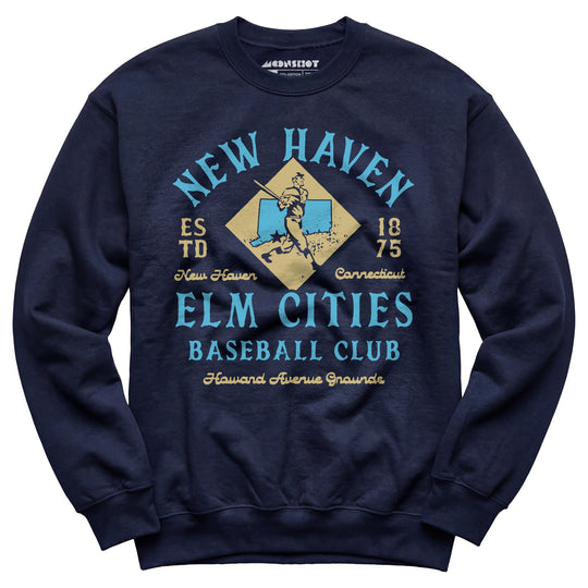 New Haven Elm Cities - Connecticut - Vintage Defunct Baseball Teams - Unisex Sweatshirt