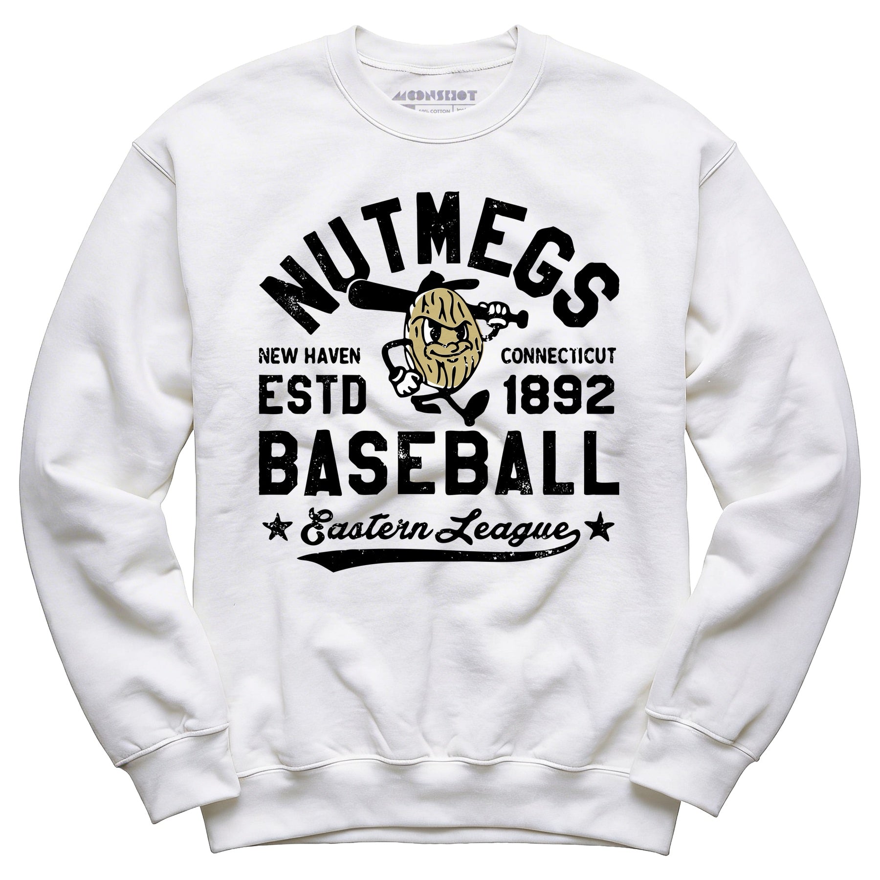New Haven Nutmegs - Connecticut - Vintage Defunct Baseball Teams - Unisex Sweatshirt