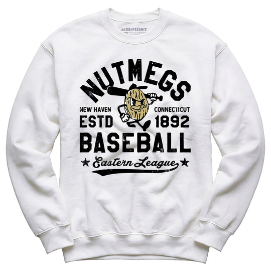 New Haven Nutmegs - Connecticut - Vintage Defunct Baseball Teams - Unisex Sweatshirt