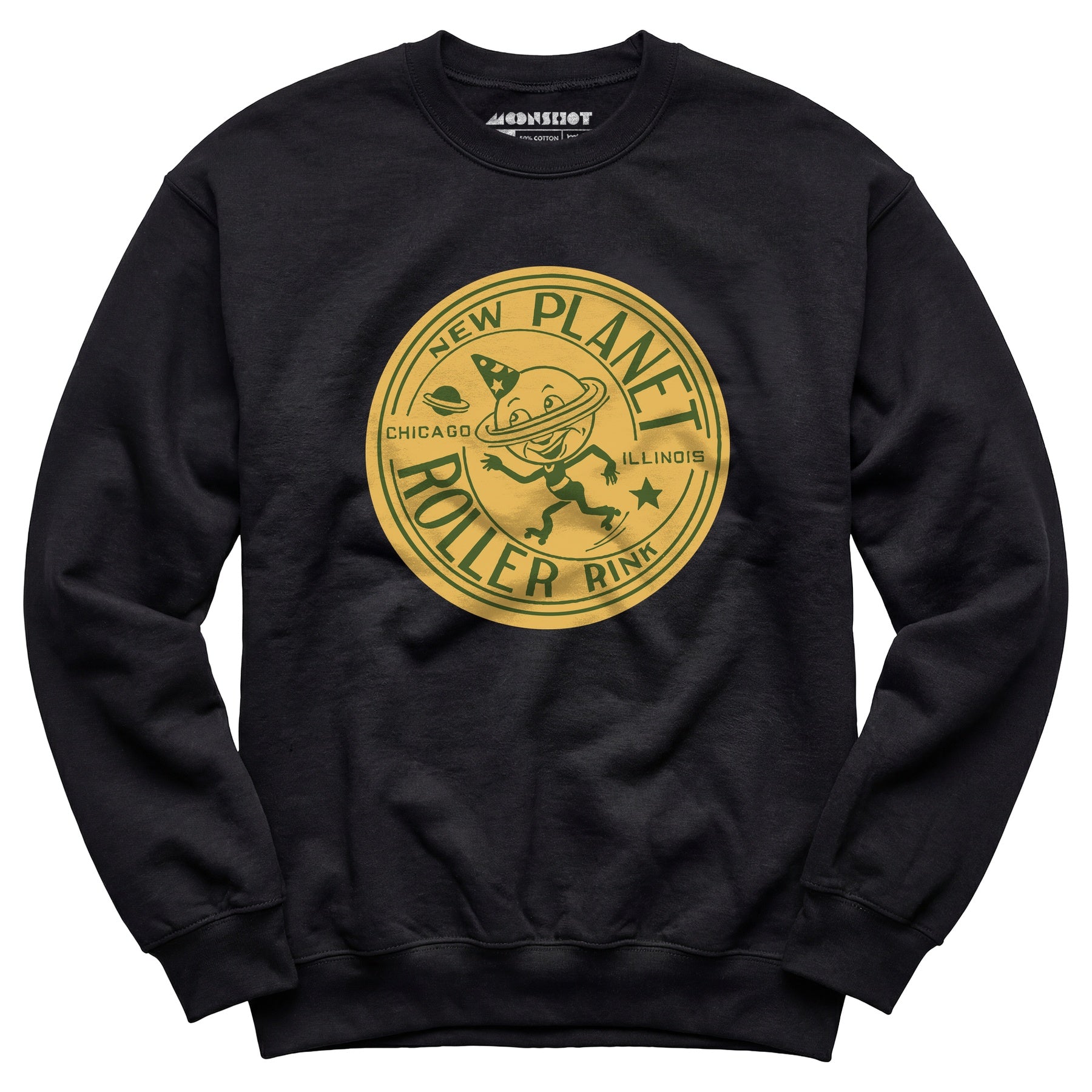 New Planet - Chicago, IL - Vintage Roller Rink - Unisex Sweatshirt