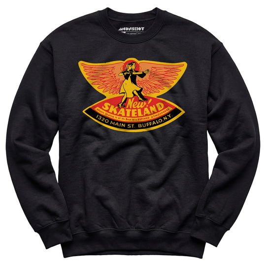 New Skateland - Buffalo, NY - Vintage Roller Rink - Unisex Sweatshirt