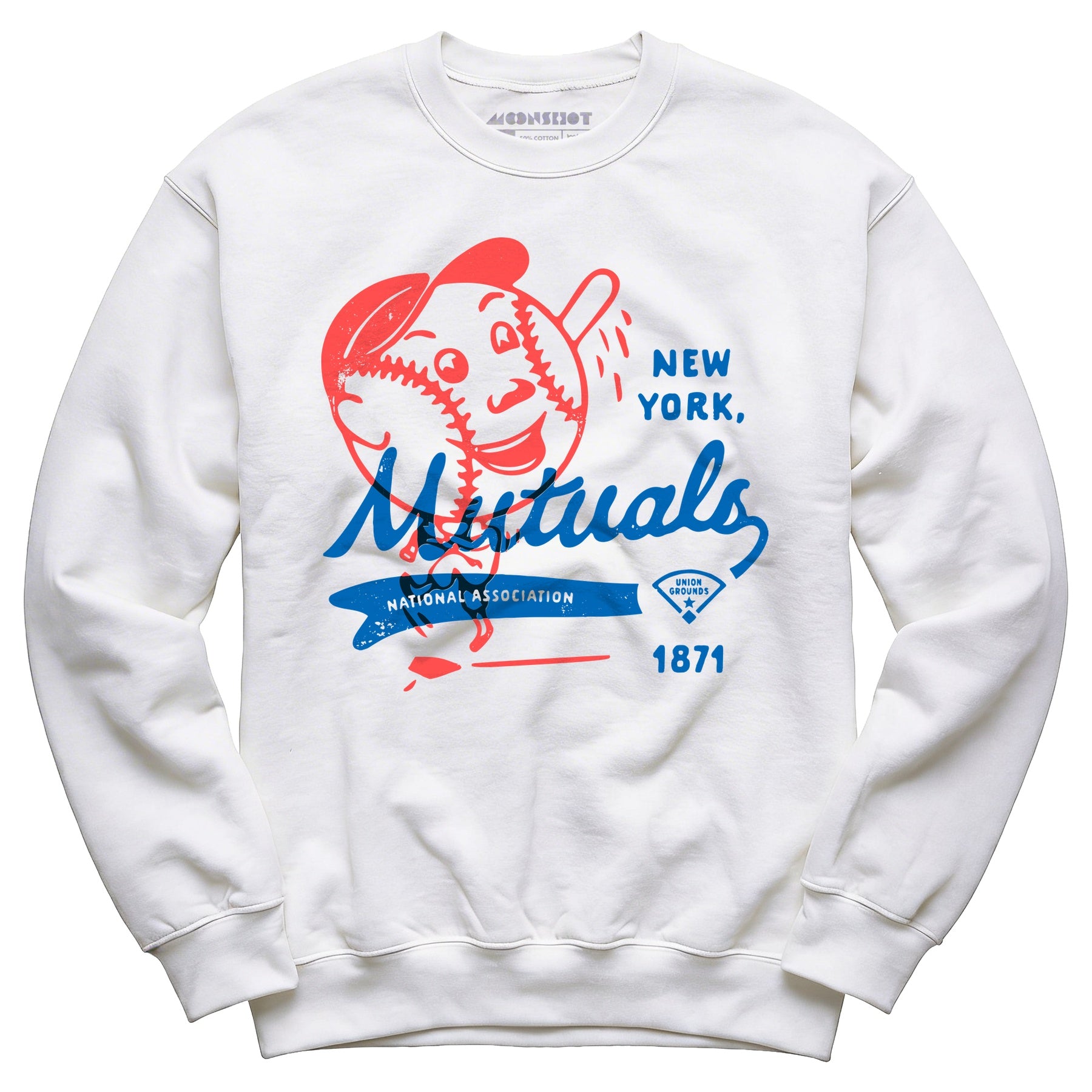 New York Mutuals - Vintage Defunct Baseball Teams - Unisex Sweatshirt
