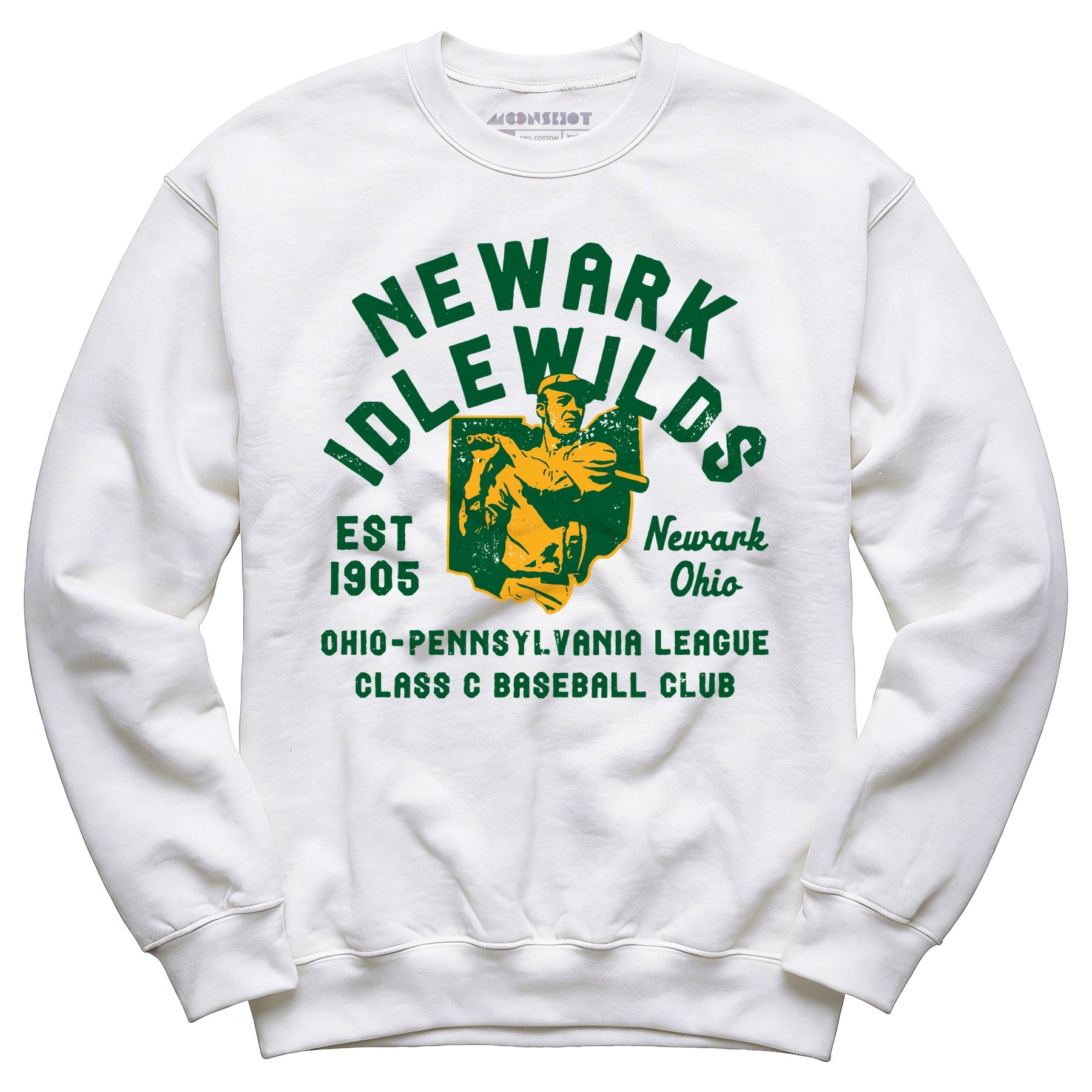 Newark Idlewilds - Ohio - Vintage Defunct Baseball Teams - Unisex Sweatshirt