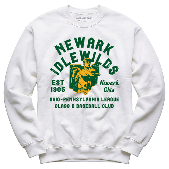 Newark Idlewilds - Ohio - Vintage Defunct Baseball Teams - Unisex Sweatshirt