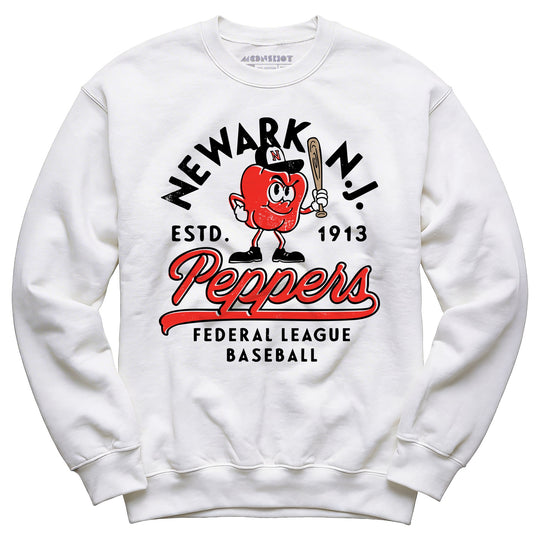 Newark Peppers - New Jersey - Vintage Defunct Baseball Teams - Unisex Sweatshirt